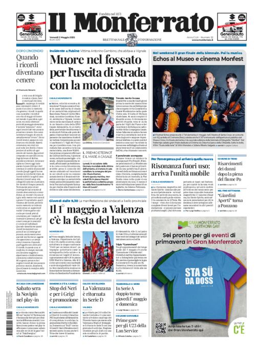 Il Monferrato - Edizione 32 del 30/04/2025